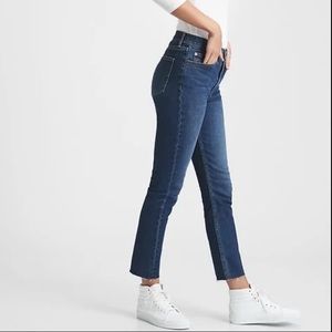 Gap high rise cigarette slim straight jeans